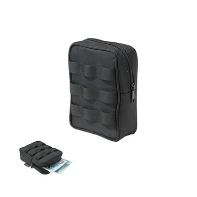 CAMPINGMOON Small MOLLE Tool Bag with Gear Pouch L 4.9'' x W 2.4'' x H 6.7'' ...