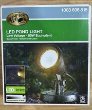 Hampton Bay Pond Light Integrated LED Low Vol...