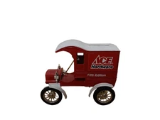 ERTL 1905 Fords 1st Delivery Car Ace Hardware Die Cast Bank With Key 5 In Long