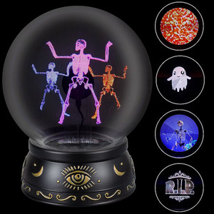 Haunted Living 12-calowy hologram kryształowa kula dekoracja blatu