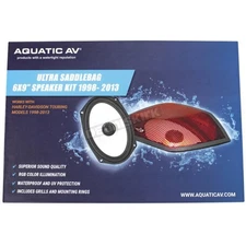 Aquatic AV Black Ultra Saddlebag Speaker Kit - HG099
