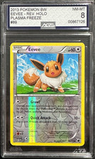 2013 Pokemon Black & White Plasma Freeze Reverse Holo Eevee #89 AGS 8 on eBay