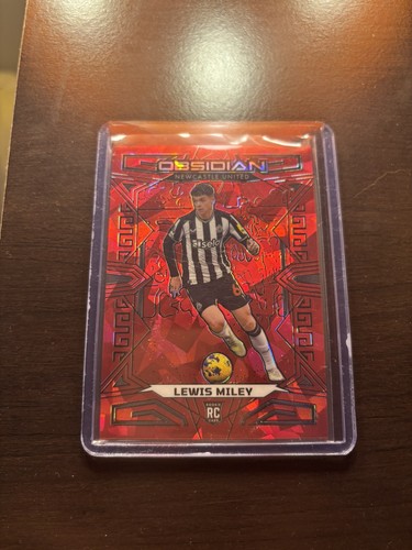 Lewis Miley [Red Crystals Electric Etch] #99 2023 Panini Obsidian card