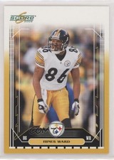 2006 Score Gold 33/600 Hines Ward #217 yf0