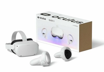 Oculus Quest 2 128GB with 3 Vive 2.0 Trackers and 2 1.0 Base Stations Used