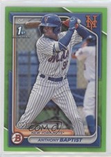 2024 Bowman Prospects Neon Green Border 3/399 Anthony Baptist #BP-141 00od