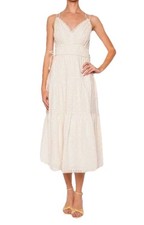 Ulla Johnson Cotton Freya Midi Tiered Dress NWT in Pristine Size 2