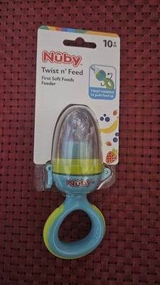 Nuby Twist n' Feed First Soft Foods Feeder For Age 10+ Months