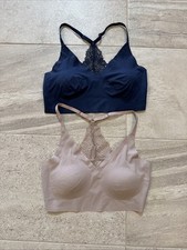 Maidenform/Auden Women's Size Medium Lot Of 2 Lightly Lined Bralette  D6