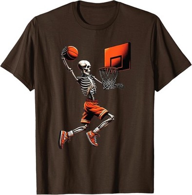 Dunking Hoop Halloween Vintage Design Funny Hoop Unisex T-Shirt