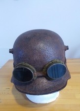 WW1 ELMETTO AUSTRIACO AW64  + OCCHIALI KUK  DA GHIACCIAIO  FRONTE DOLOMITICO 