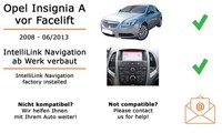 Autoradio Pioneer SPH-DA77DAB FüR Opel Insignia A + Intellilink Navigation Apple