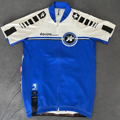Assos Equipe Radtrikot Gr. M Men's Cycling Shirt Front Full Zip