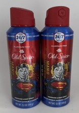 Old Spice Man of Tomorrow Underarm & Body Spray Bright Citrus +Cosmos, 5.1oz-2Pk