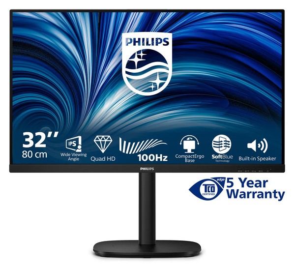 Philips 32B2U3500 31.5 Zoll Wqhd 16:9 100 Hz Monitor-image