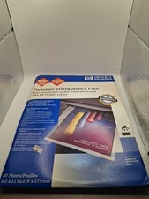 HP 51636F LX JetSeries Transparency Film 8.5 x 11 in 50 Sheet Pack New