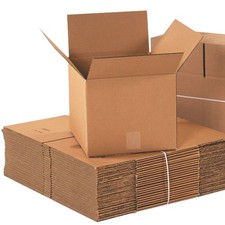 Shipping Boxes Small 10"L x 10"W x 10"H, 25-Pack Corrugated Cardboard Box f...