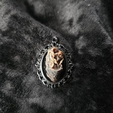 One of a Kind Mummified Crow Heart Pendant Handforged Curiosity Jewelry