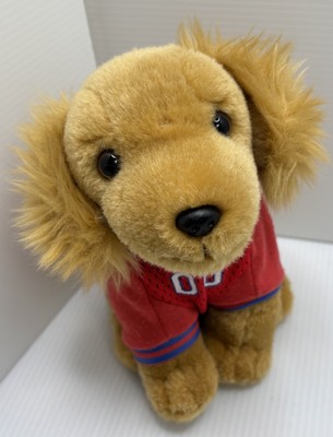 Disney Santa Buddies Budderball 7  Dog Golden Retriever Plush Puppy Jersey Super