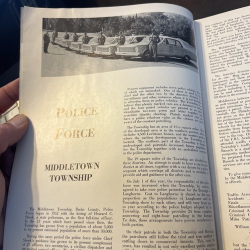 Vintage 1965 Pennsylvania Township News Magazine Early Pa Police Cover - Picture 5 of 9