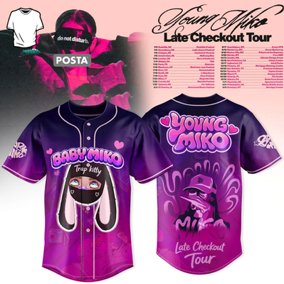 Young Miko Late Checkout Tour 2026 Limited Edition Jersey All Over