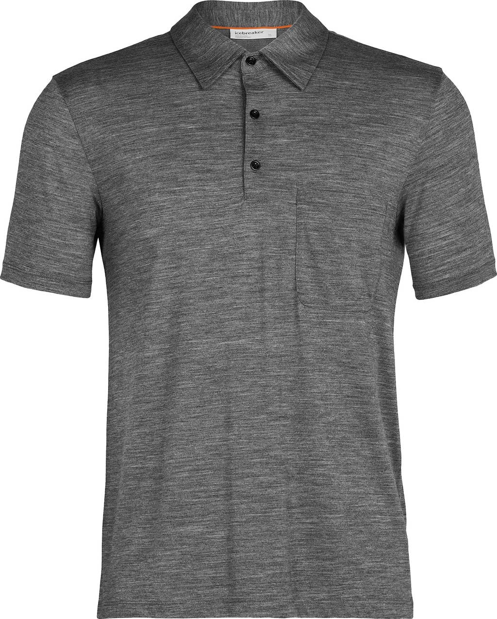 IB0A56EI004 MENS ICEBREAKER MERINO BLEND DRAYDEN SHORT SLEEVE POLO SHIRT 10590₽