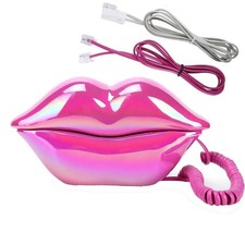Lip Telephone, Advanced Home Telephone, Interesting Mouth Lip-Shaped Telephon...