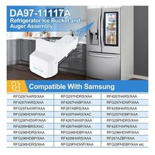 DA97-11117A Refrigerator Ice Bin Compatible w/Samsung Ice Replacement Ice Maker