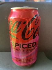 Coca-Cola Spiced Raspberry Coke Zero sugar 12 Pack Soda 12oz  Limited Edition