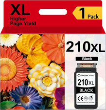 210Xl Black Ink Cartridge High Yield Replacement for Canon PG210 PG-210 XL Black
