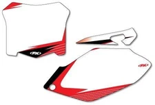 Factory Effex 13-64348 Graphic Number Plate Backgrounds - White