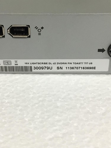 Lacie 300979U 16X LightScribe DL d2 DVDRW FW TOAST7 T1T US External Drive! - 第 9/10 張圖片