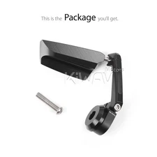 Bar end mirror RIGHT X1 LEAP black M8 bolt for HD '21-later Sportster S RH1250S