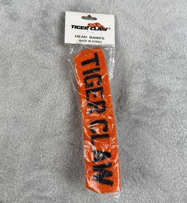 TIGER CLAW Orange HeadBand Unisex Athletic