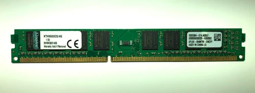 Kingston DDR3 1600 PC3-12800U 1Rx8 CL11 1,5V Desktop Memory DIMM KTH9600CS/4G