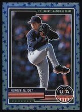 2023 Panini Stars & Stripes USA Baseball #67 Hunter Elliott Stars