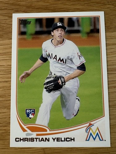 CHRISTIAN YELICH ROOKIE 2013 TOPPS UPDATE  #US290 | Marlins, Brewers MVP
