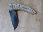 Couteau pliant régional de berger "LO PASTRE" E. Muzard Thiers France JAMAIS SER