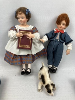 R JOHN WRIGHT 2010 CONVENTION MARGARET AP#2/5 COA & CHARLES &DOG SIGNED