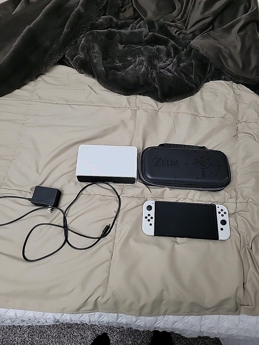 Nintendo Switch OLED White Tested Working Great Condition Nintendo Switch OLED White Tested Working Great Condition
