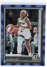 2025-26 DONRUSS WNBA BLUE LASER DANA EVANS /49 LAS VEGAS ACES #37