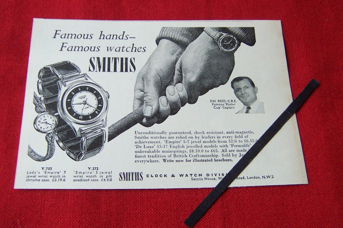 Vintage Smiths Smiths Empire Pocket Watch 1951 Smiths Vintage
