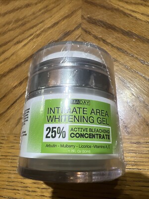 INTIMATE WHITENING GEL Cream Skin Lightening 25% Bleach Body Face Bikini 1.7 oz.