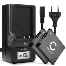 2x NB-11L NB-11LH Battery & LCD Smart Charger for Canon PowerShot ELPH 110 HS