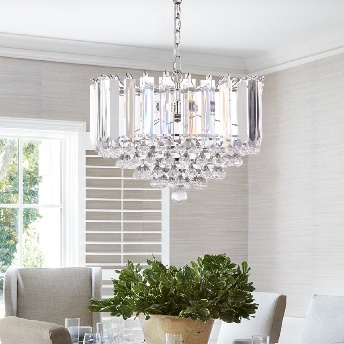 SAFAVIEH Hampton Pendant Lamp | Clear / Chrome | | eBay