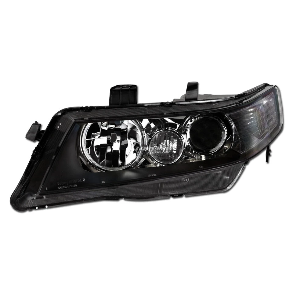 Topline For 2004-2008 Acura TSX JDM Projector Headlights Signal Nb - Black Clear — 第 4/4 张图片