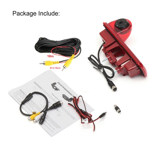 Brake Light Rear View Camera + 4.3" Mirror for 2014 Opel Vauxhall Vivaro Renault - Picture 2 of 15