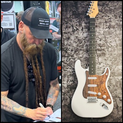 GFA Five Finger Death Punch * CHRIS KAEL * Signierte E-Gitarre Nachweis COA