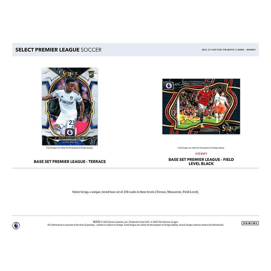 2022-23 Panini Select English Premier League Soccer Hobby BOX