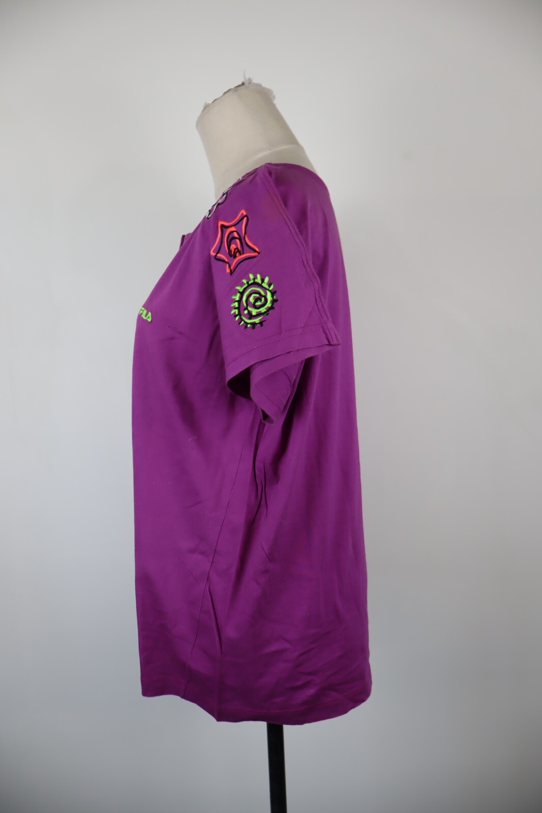 FILA MAGLIA DONNA TG. 48 WOMAN CASUAL VINTAGE T SHIRT COTONE